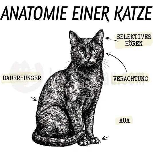 Design Vorschau Anatomie einer Katze