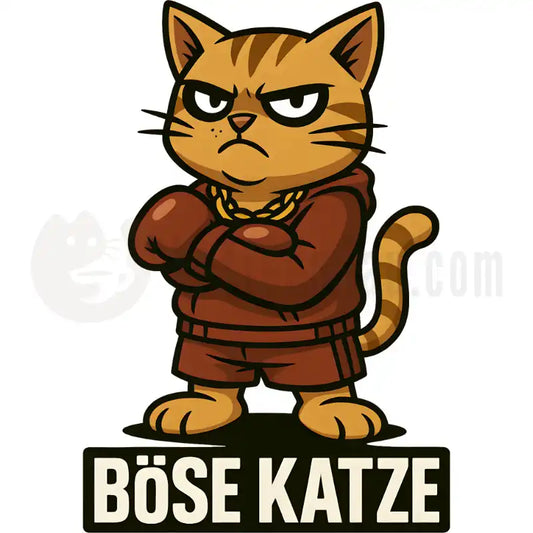Design Vorschau Böse Katze Boxer