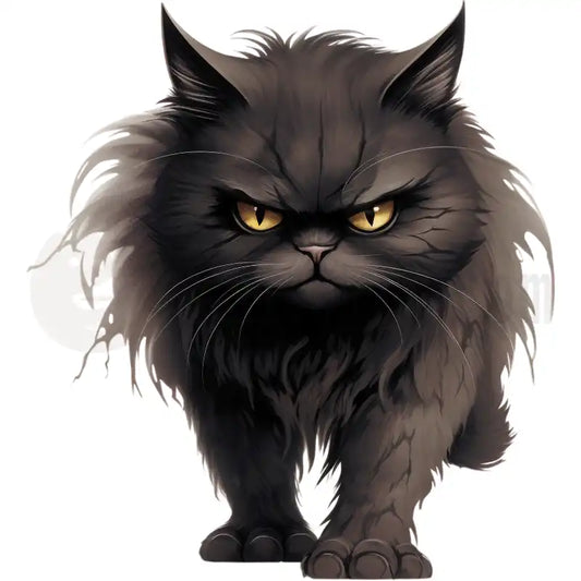 Design Vorschau Böse Katze