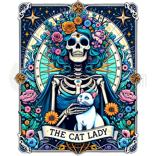 Design Vorschau Cat Lady Tarot