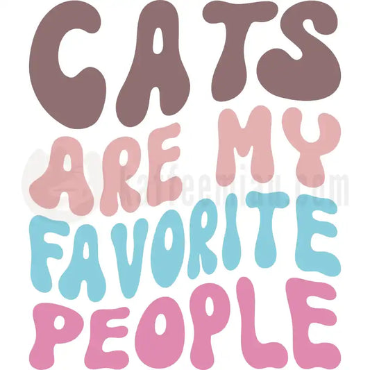 Design Vorschau Cats are my favorite people