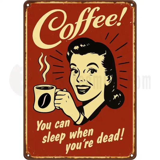 Design Vorschau Coffee - You can sleep when you're dead