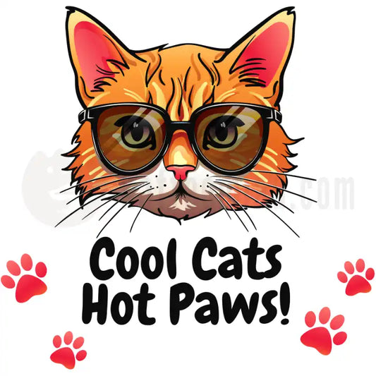 Design Vorschau Cool Cats - Hot Paws!