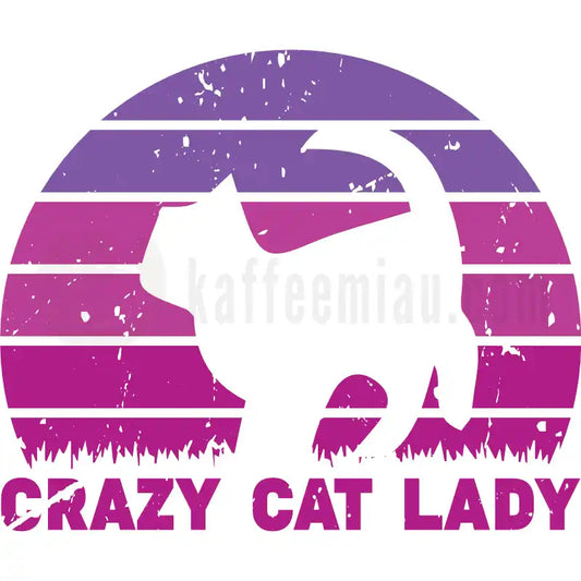 Design Vorschau CRAZY CAT LADY - Retro