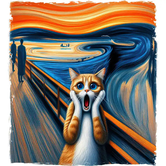 Design Vorschau Edvard Munch - Schreiende Katze