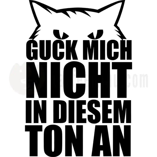 Design Vorschau Guck mich nicht in diesem Ton an - Minimal
