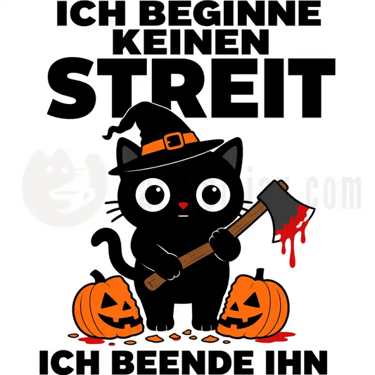 Design Vorschau Ich beginne keinen Streit - Halloween