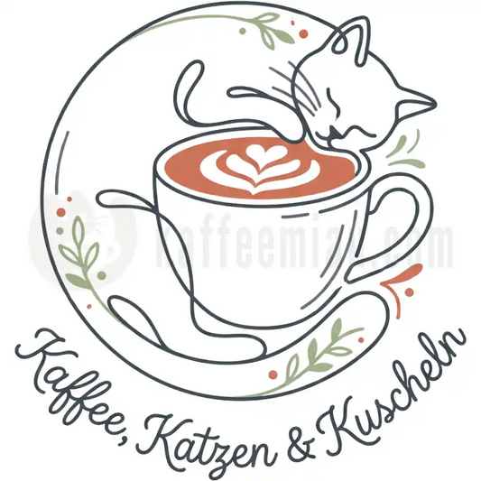 Design Vorschau Kaffee Katzen Kuscheln