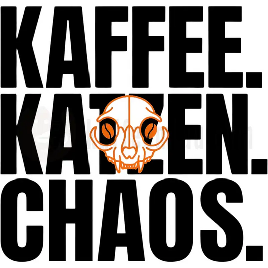 Design Vorschau Kaffee. Katzen. Chaos