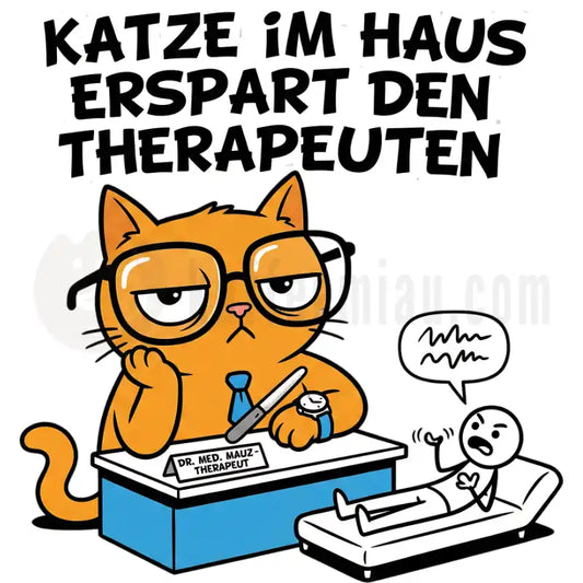 Design Vorschau Katze im Haus erspart den Therapeuten