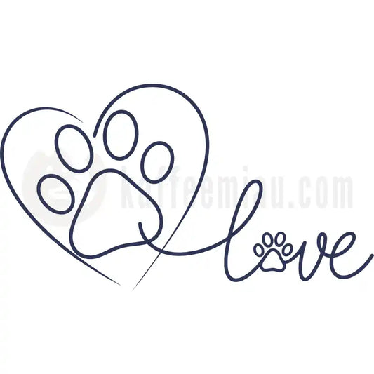 Design Vorschau Love - Pfote