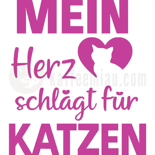 Design Vorschau Mein Herz schlägt für Katzen