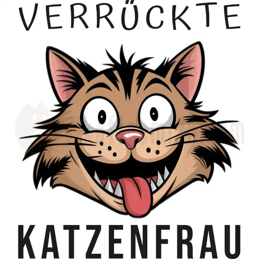 Design Vorschau Verrückte Katzenfrau
