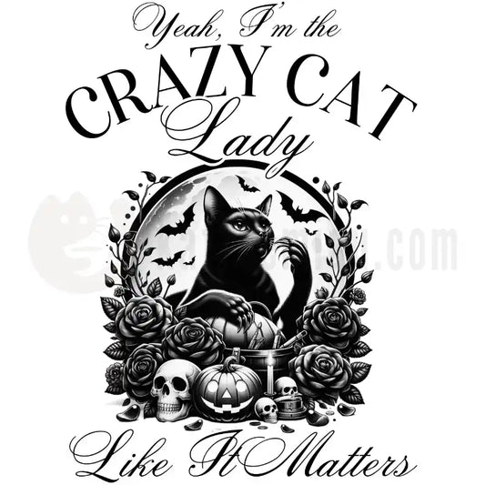 Design Vorschau Yeah - I'm the crazy cat lady