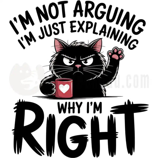 Design - Explaining Why I'm Right - Katze & Kaffee