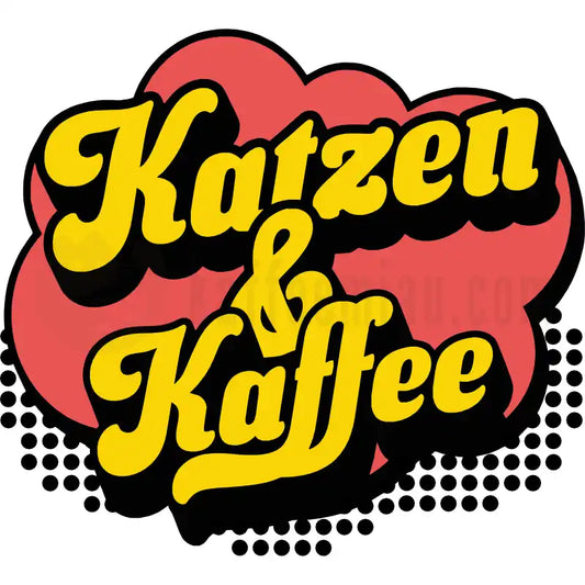 Design - Katzen & Kaffee - Retro - Shirt, Hoody und Tassen