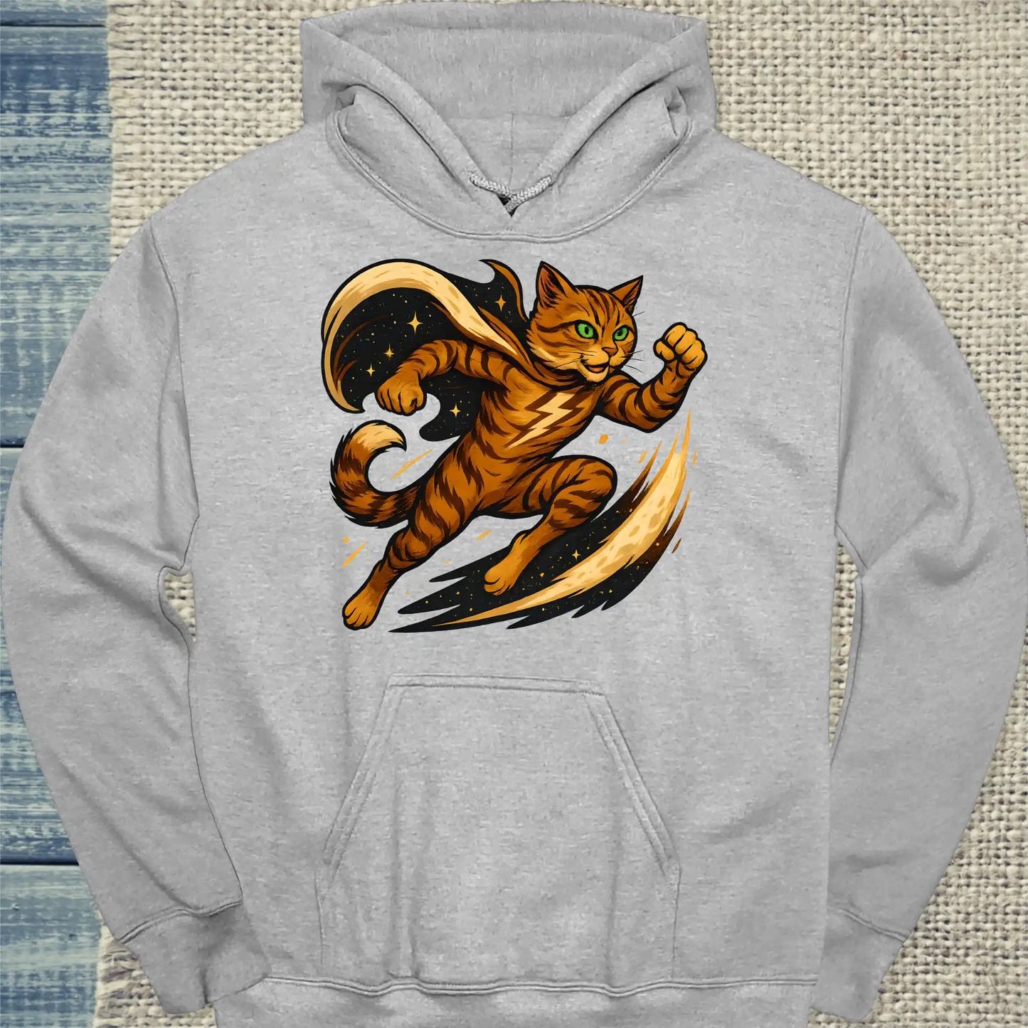 Hoodie - Cappuccino Comet - Superpfoten - Unisex - Superpfoten Grau