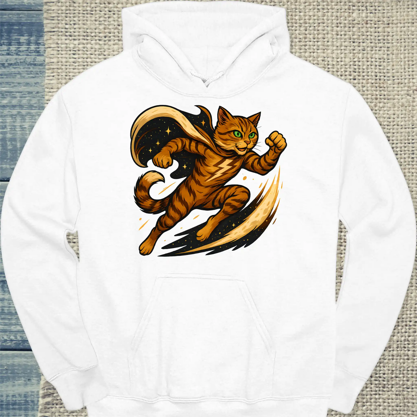 Hoodie - Cappuccino Comet - Superpfoten - Unisex - Superpfoten Weiß