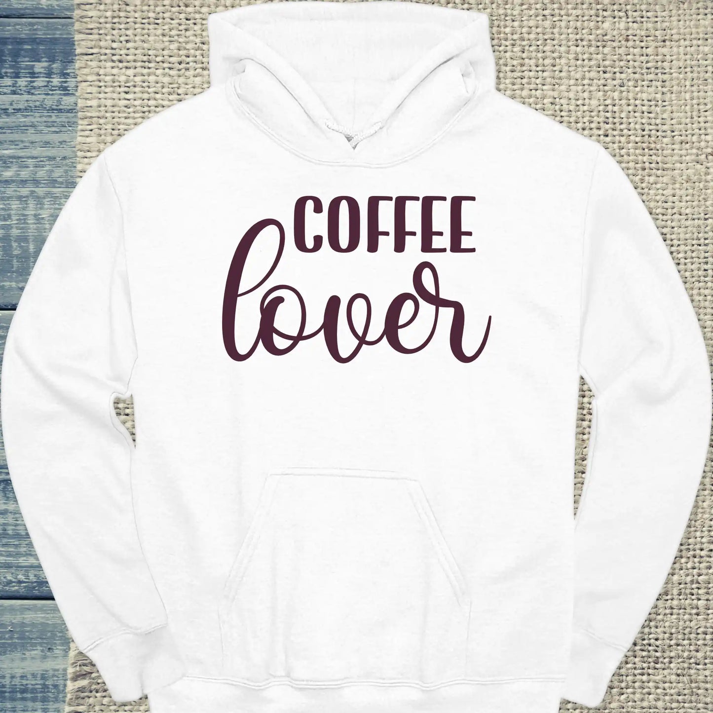 Hoodie - Coffee lover - Unisex - Kaffee Weiß