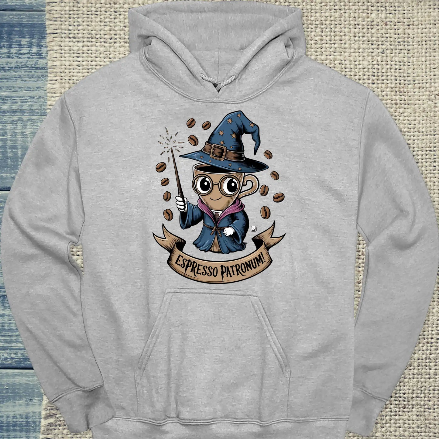 Hoodie - Espresso Patronum - Unisex - Kaffee Grau