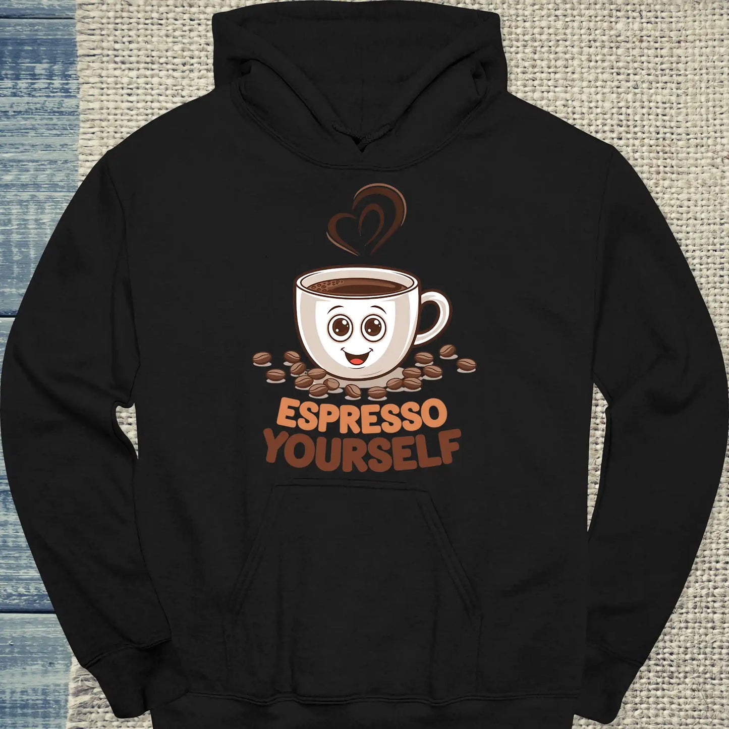 Hoodie - Espresso Yourselfe - Unisex - Kaffee Schwarz