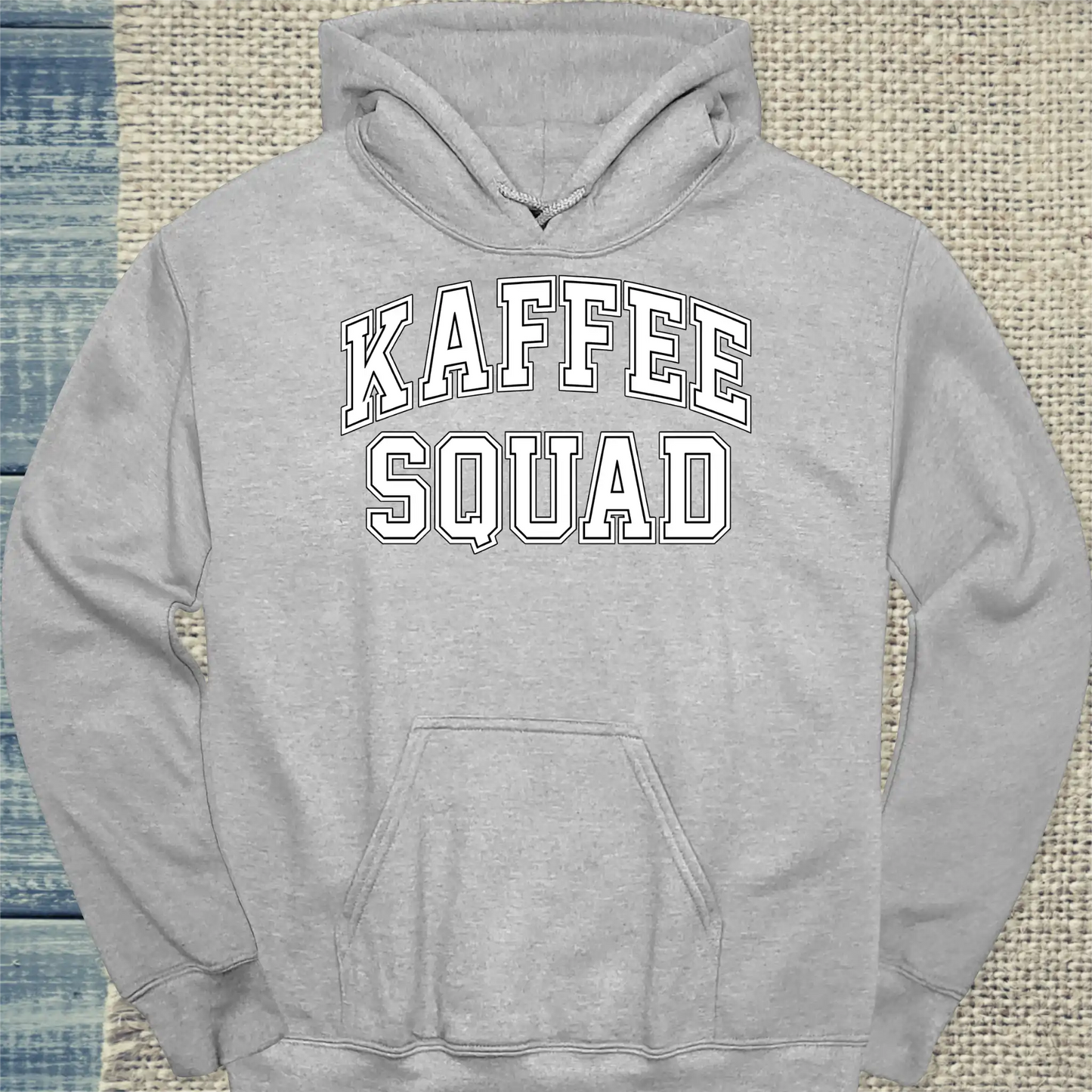 Hoodie - Kaffee Squad - Unisex - Kaffee Grau