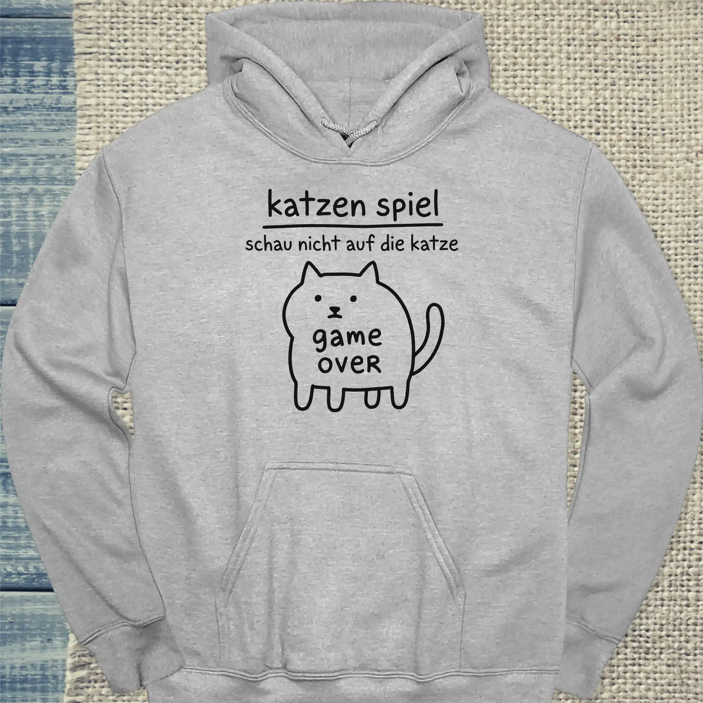 Hoodie - katzenspiel - Unisex - Katze Grau