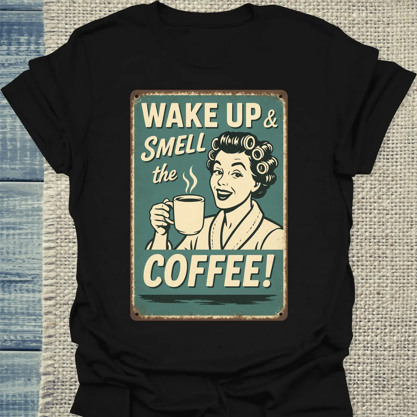 T-Shirt - Coffee - You can sleep when you're dead - Unisex - Kaffee, Retro Schwarz