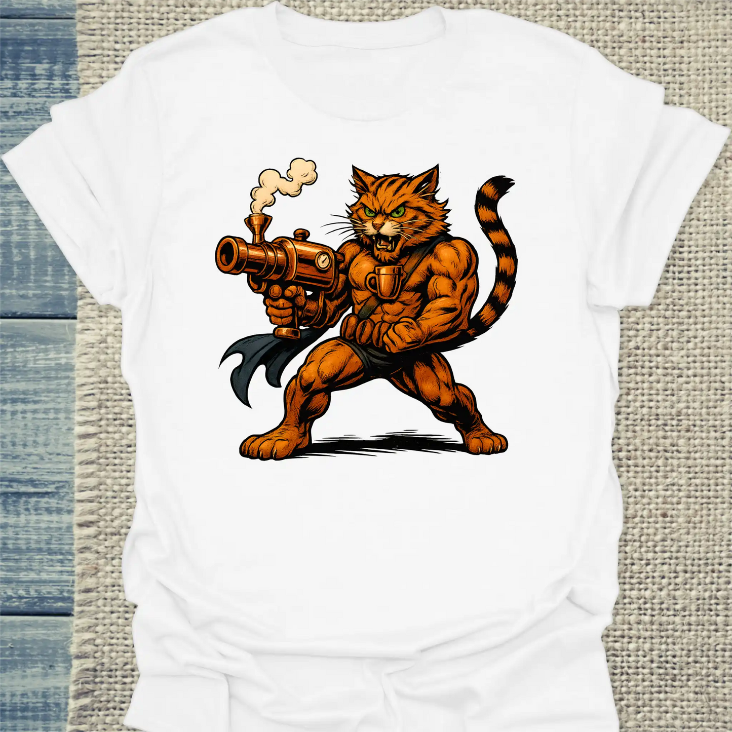 T-Shirt - Der Bohnenheld - Superpfoten - Unisex - Superpfoten Weiß