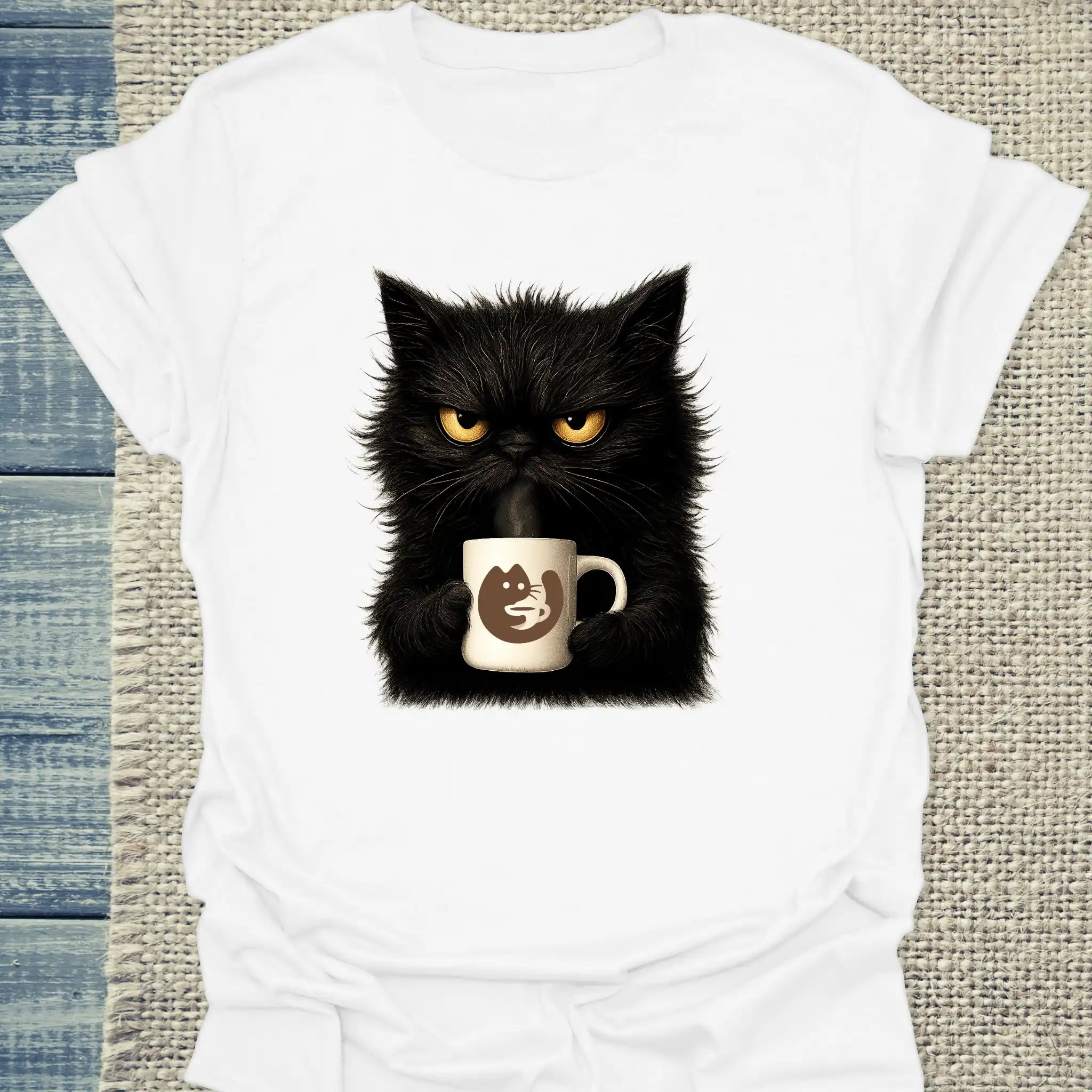 T-Shirt - KaffeeMiau Katze - Unisex - Katze & Kaffee, KaffeeMiau