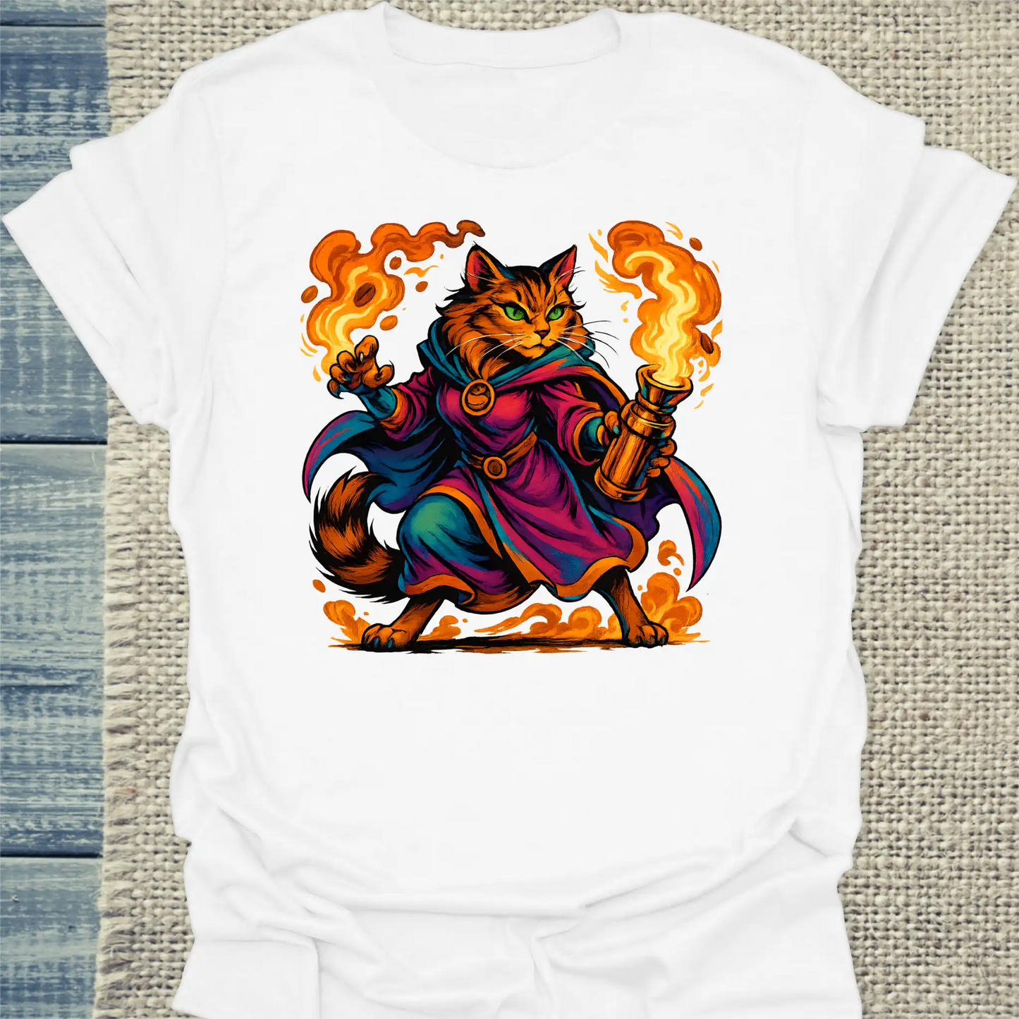 T-Shirt - Mocha Mirage - Superpfoten - Unisex - Superpfoten Weiß