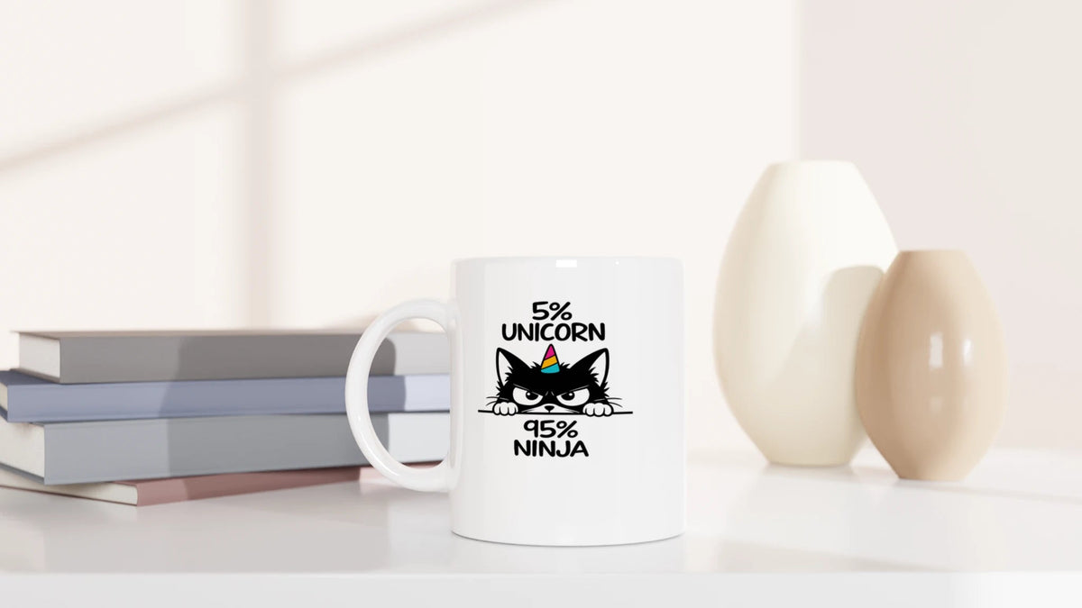 Tasse 325ml - 95% NINJA - Katze