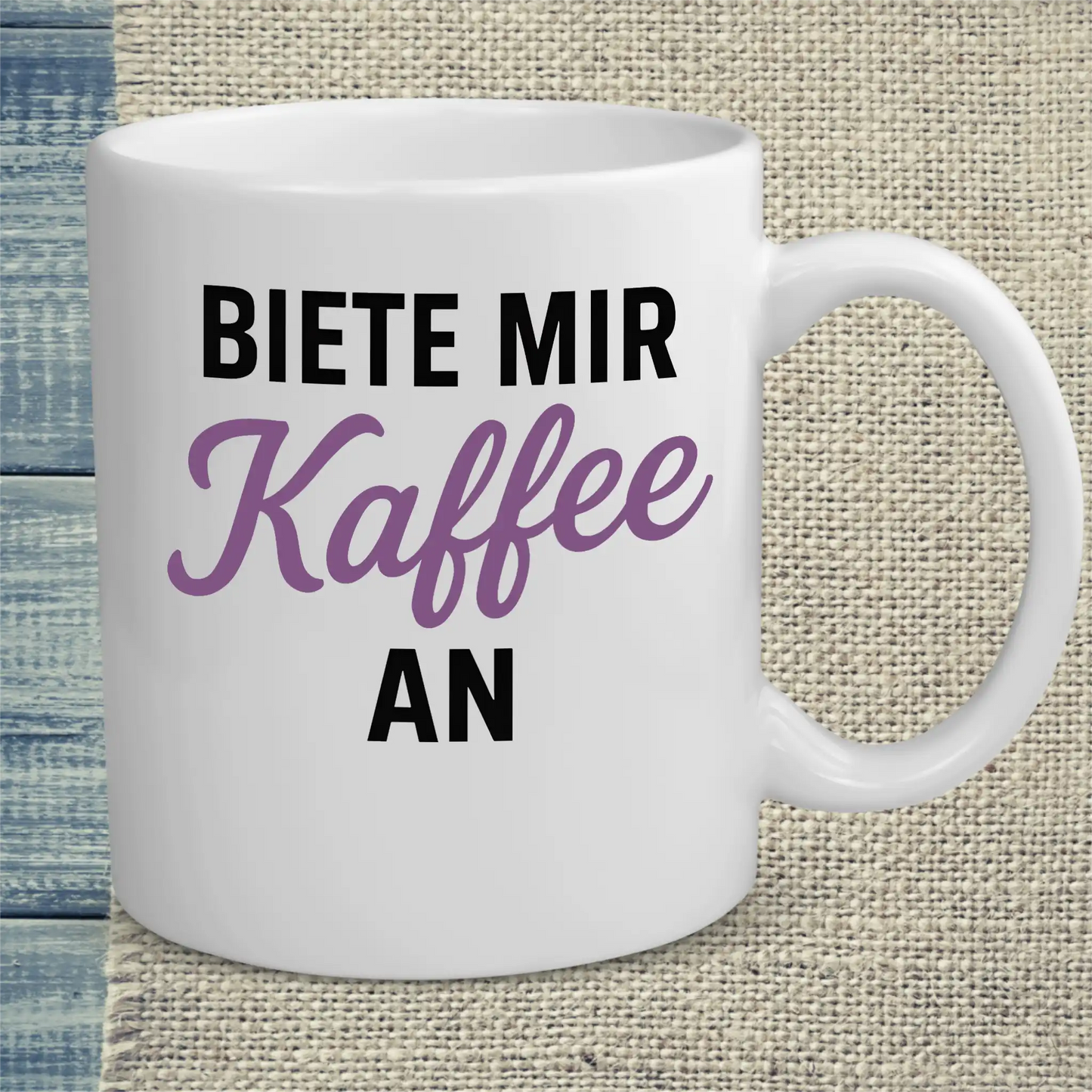 Tasse 325ml - Biete mir Kaffee an - Kaffee