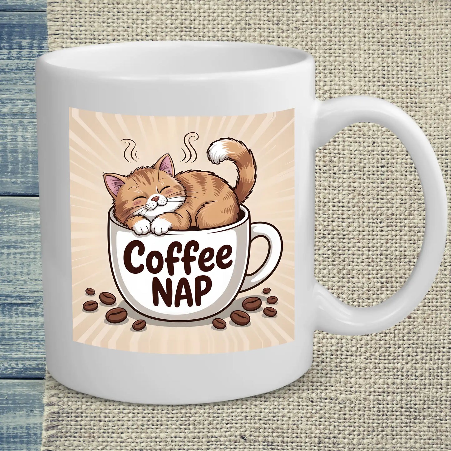 Tasse 325ml - Cat - Coffee NAP - Katze & Kaffee