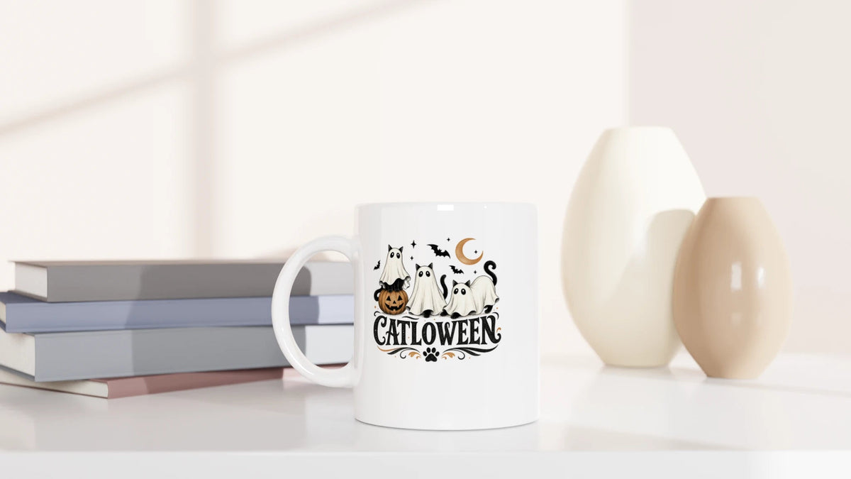 Tasse 325ml - Cat Lo Ween - Katze, Halloween