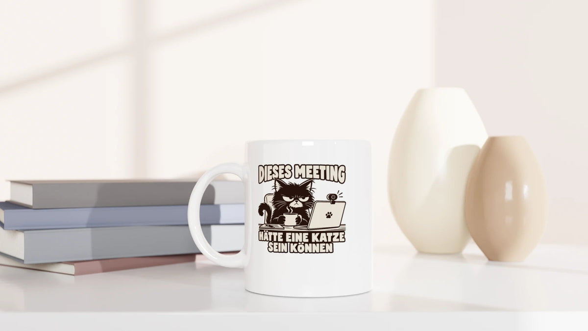 Tasse 325ml - Dieses Meeting - Katze