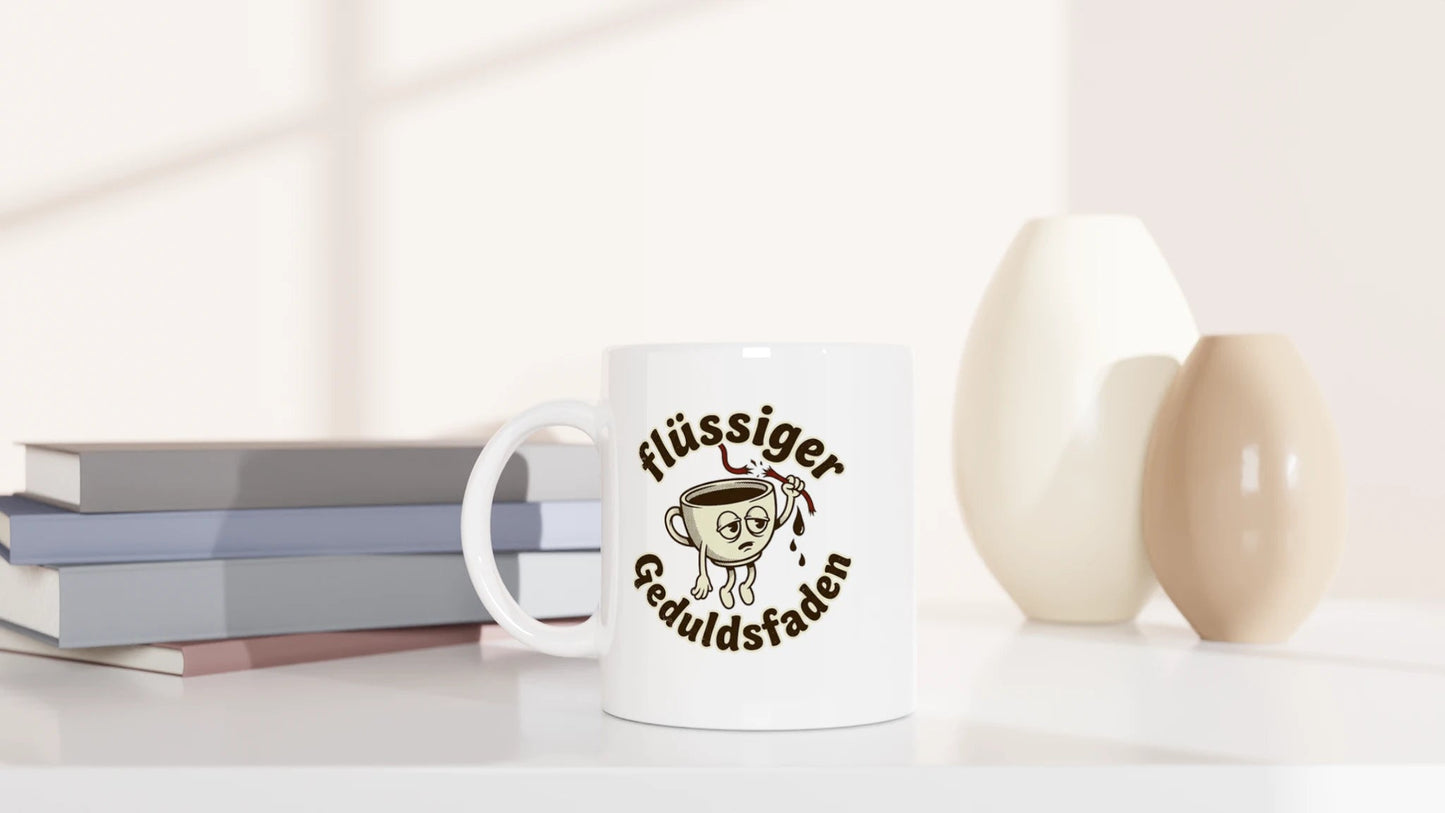 Tasse 325ml - Flüssiger Geduldsfaden - Kaffee