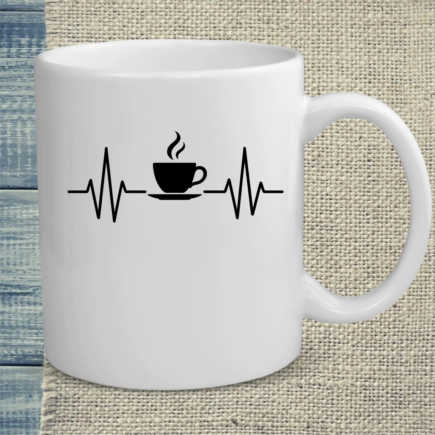 Tasse 325ml - Herzschlag für Kaffee - Kaffee