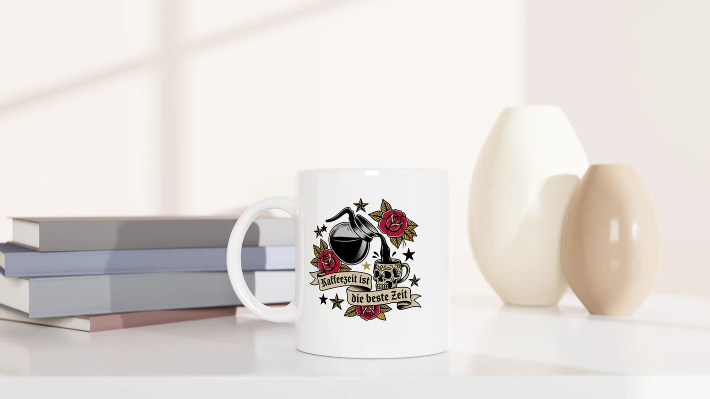 Tasse 325ml - Kaffeezeit ist die beste Zeit - Kaffee