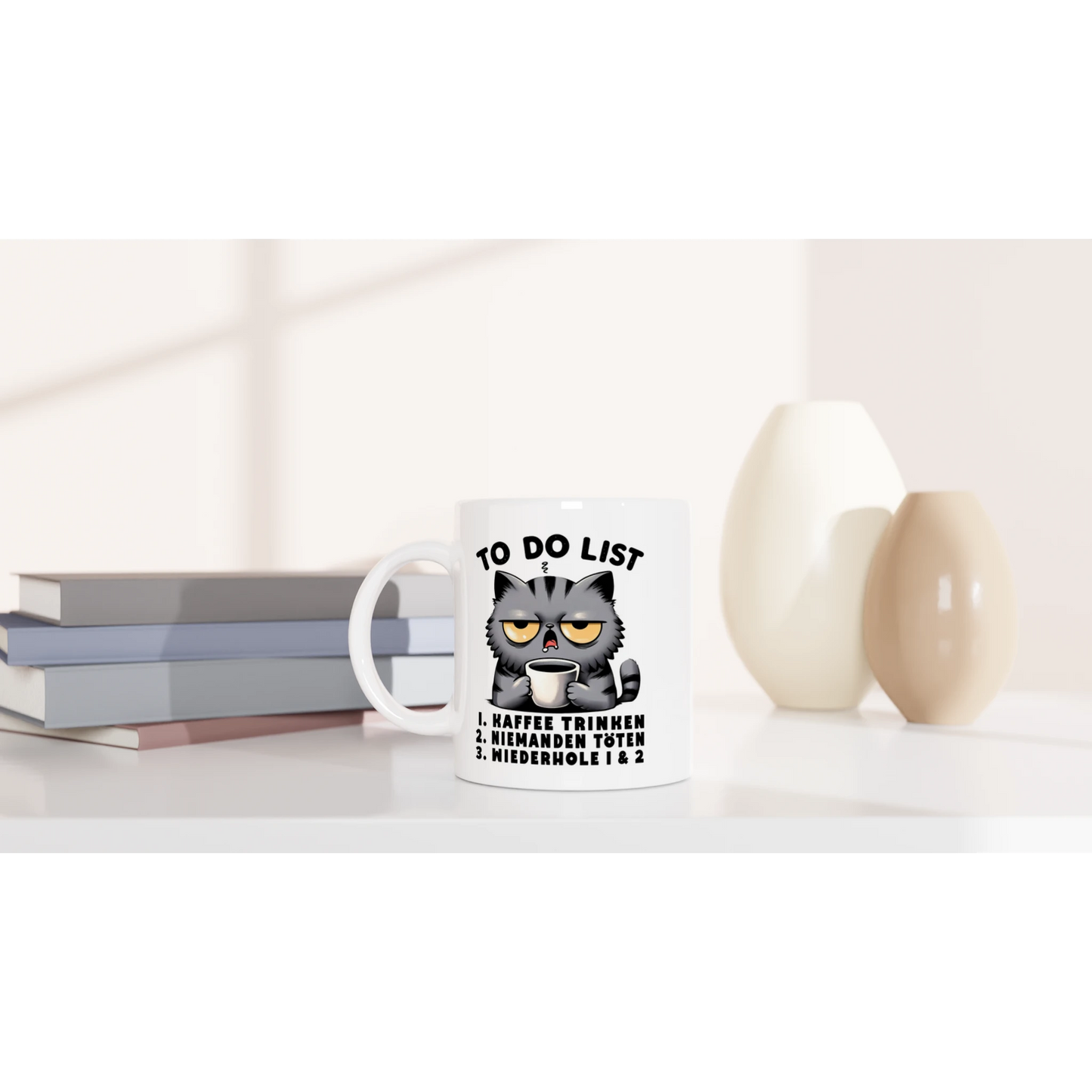 Tasse 325ml - Katzen - Kaffee to do List - Katze & Kaffee