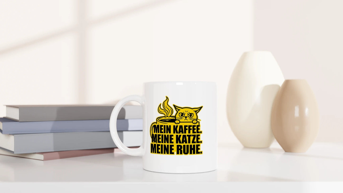 Tasse 325ml - Meine Ruhe - Katze & Kaffee