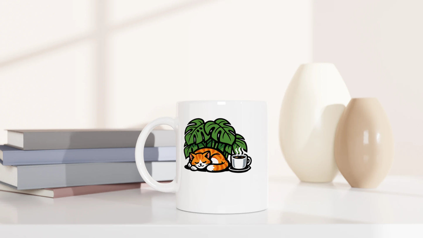 Tasse 325ml - Monstera - Katze