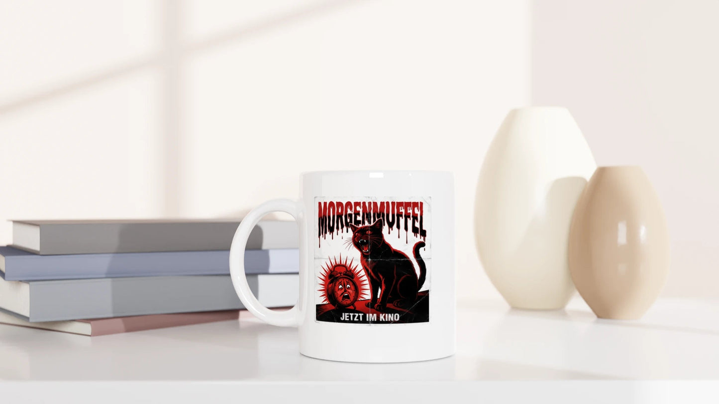 Tasse 325ml - Morgenmuffel - Kino - Katze & Kaffee