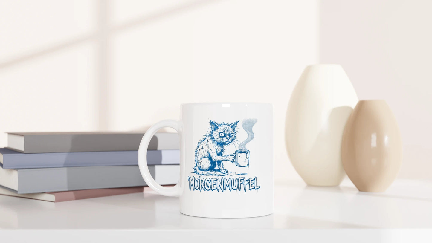 Tasse 325ml - Morgenmuffel - Katze & Kaffee