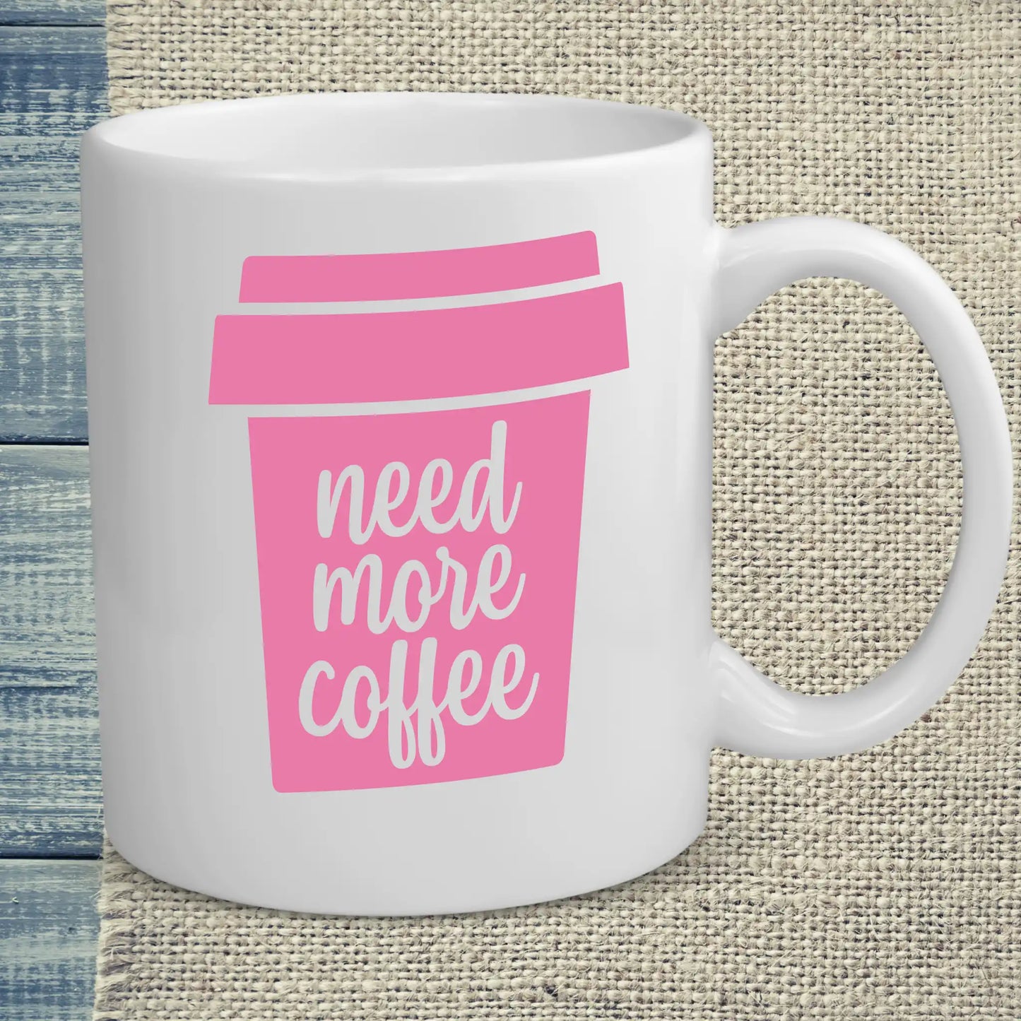 Tasse 325ml - Need More Coffee - Kaffee