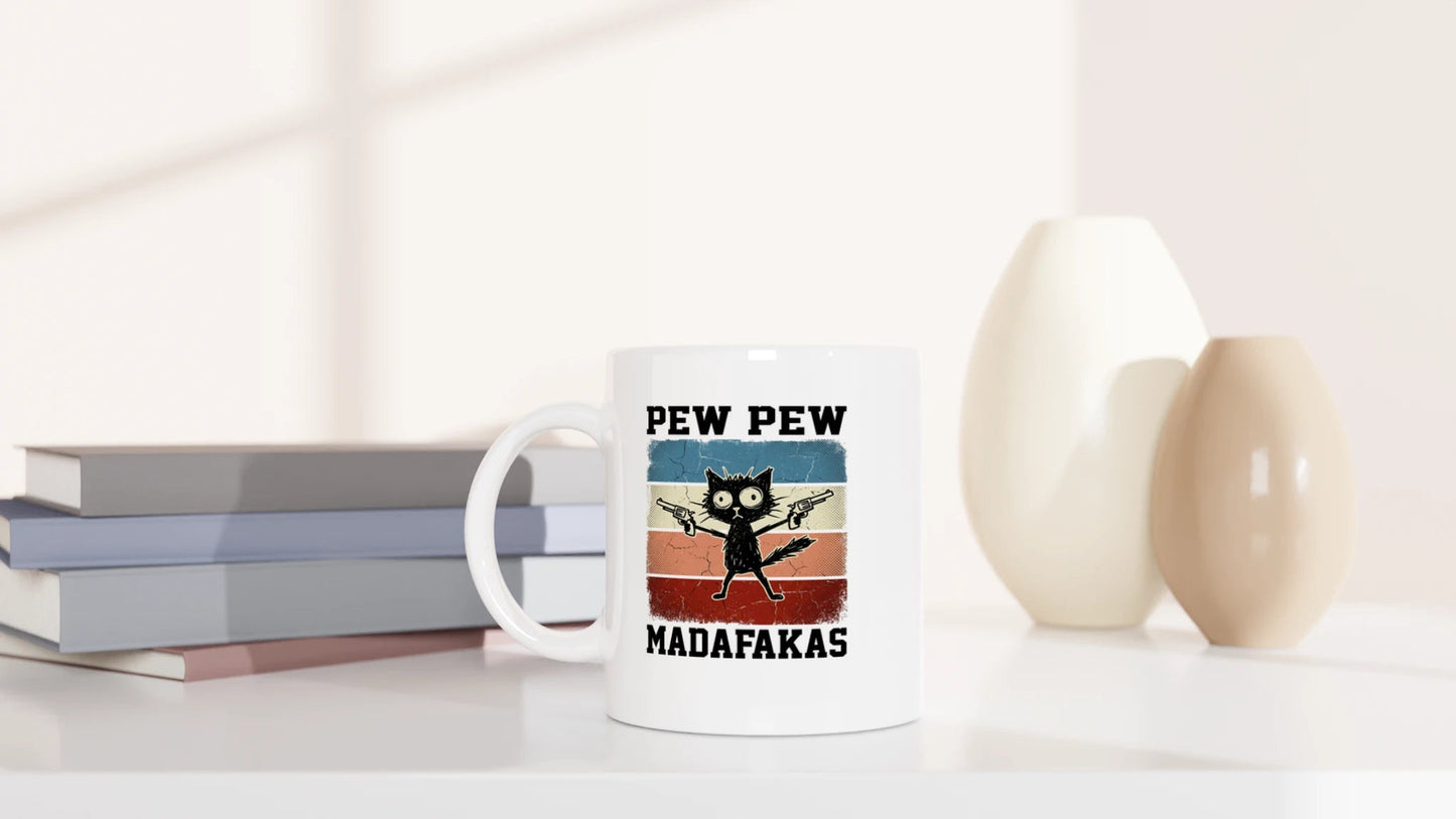 Tasse 325ml - Pew Pew Madafakas - Katze