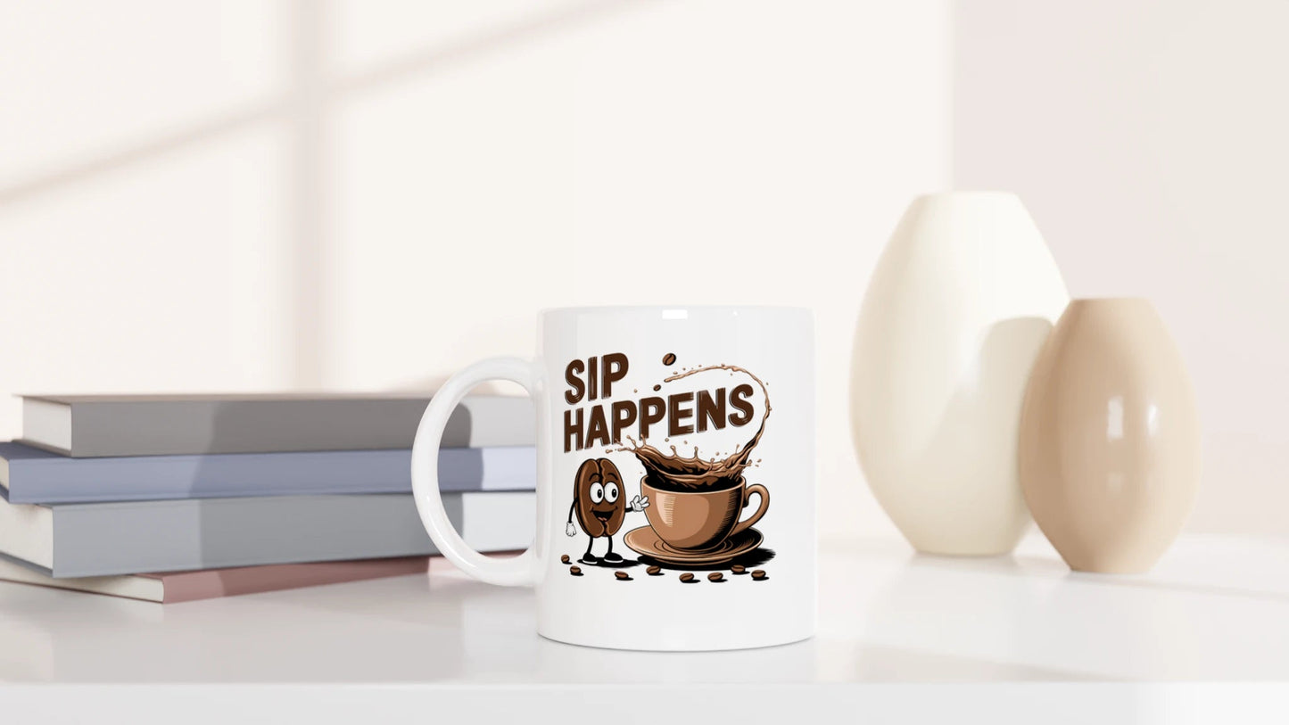Tasse 325ml - Sip Happens - Kaffee