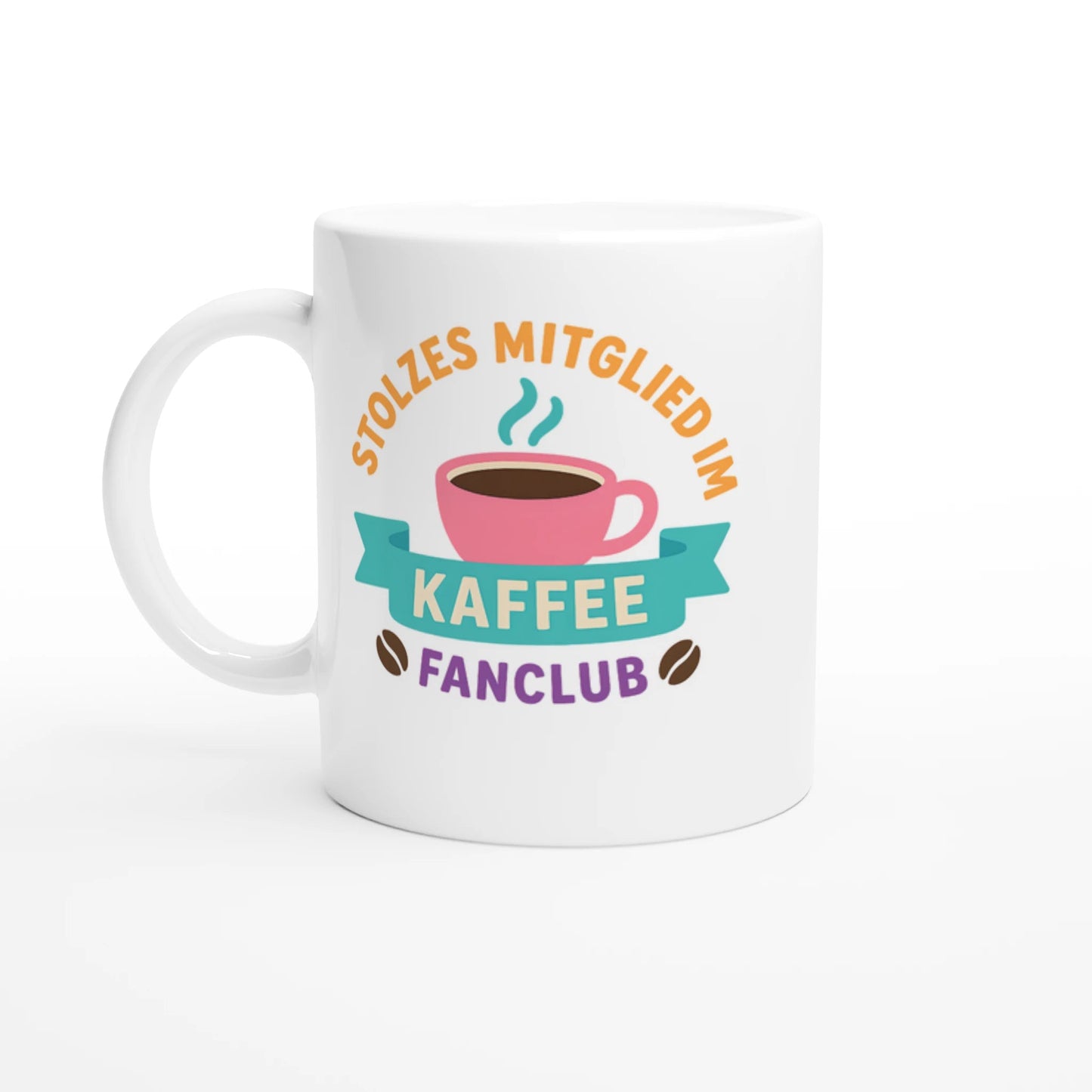 Tasse 325ml - Stolzes Mitglied im Kaffee-Fanclub - Kaffee