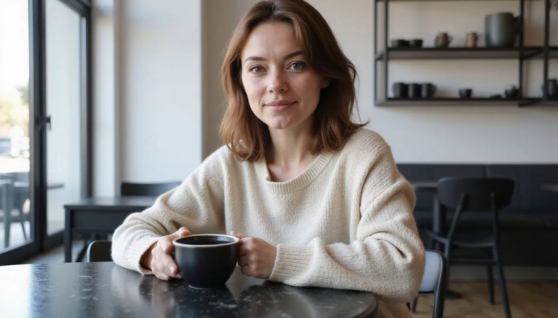 Black Coffee, White Shirt