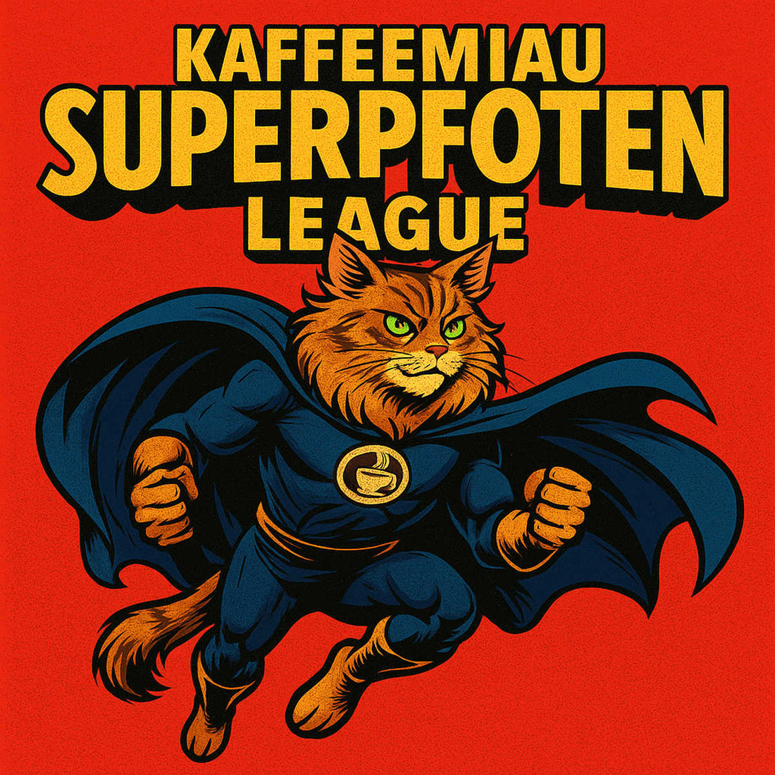 Superpfoten T‑Shirt: Deine heroische Auswahl für Coffee-Nerds und Katzenfans